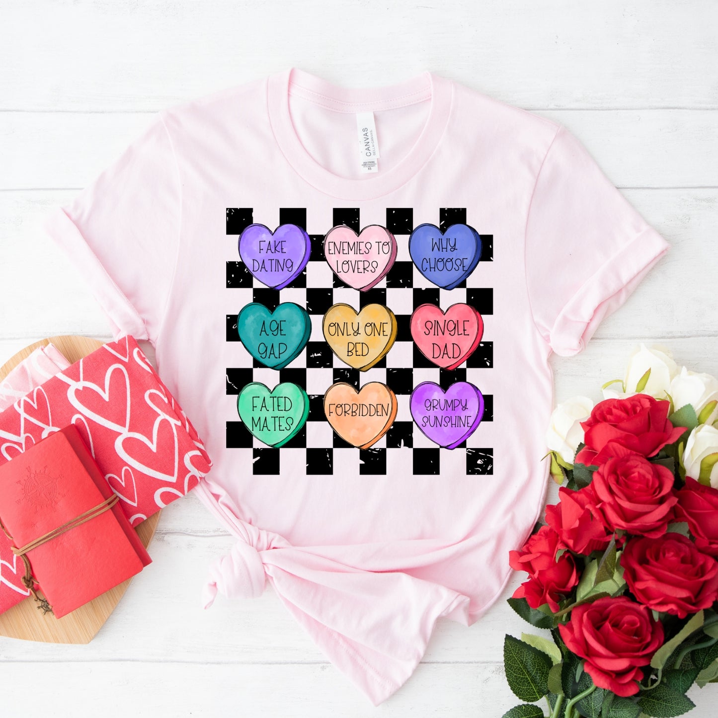 Trope Conversation Hearts Tee