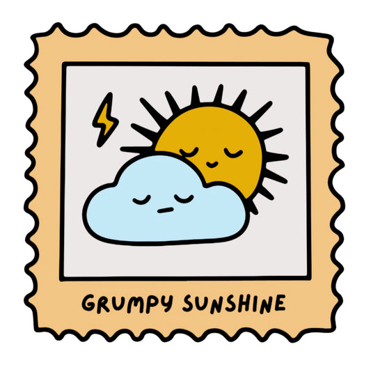 Grumpy Sunshine Sticker