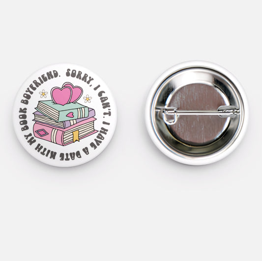 Book Boyfriend Pin
