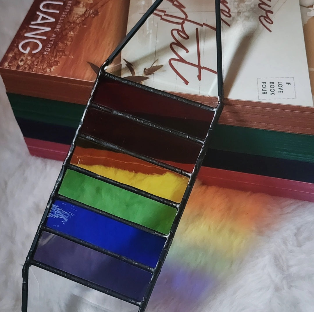 WGG Rainbow (with bevels) Suncatcher