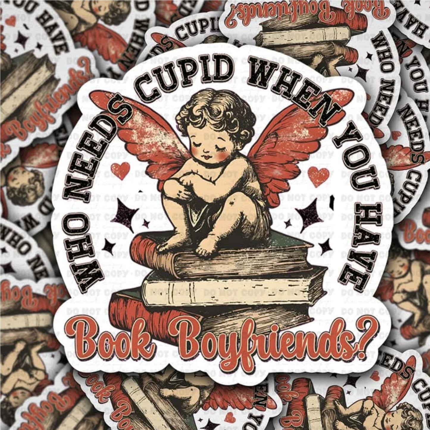 Who Needs Cupid Sticker