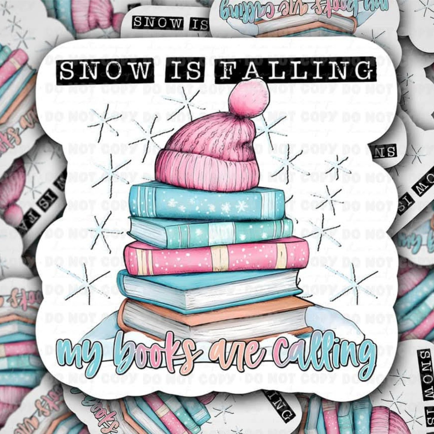 My Books Are Calling Sticker