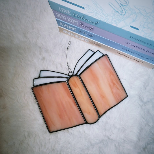 WGG Peach Book Suncatcher