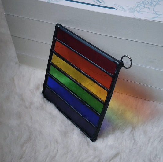 WGG Rainbow Square Suncatcher